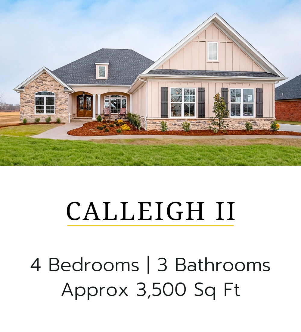 Calleigh II Estate 4 bedroom 3 bathrooms Home Plan in Champion's Pointe